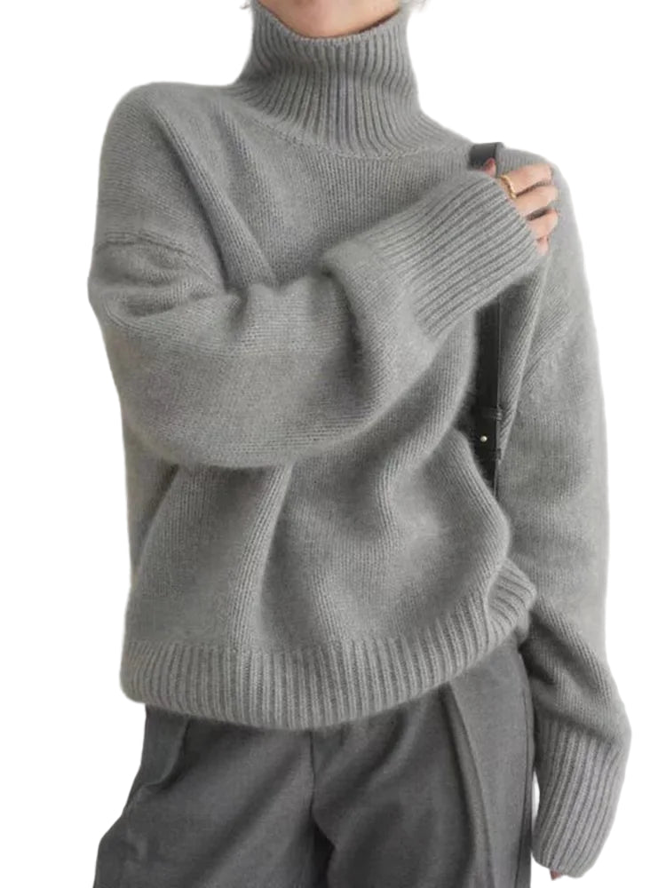 Lillian | High Collar Cashmere