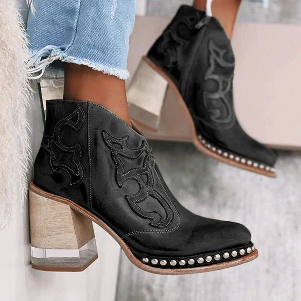 Tessa | Orthopedic Embroidered Boots