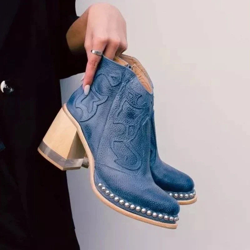 Tessa | Orthopedic Embroidered Boots