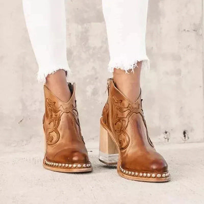 Tessa | Orthopedic Embroidered Boots