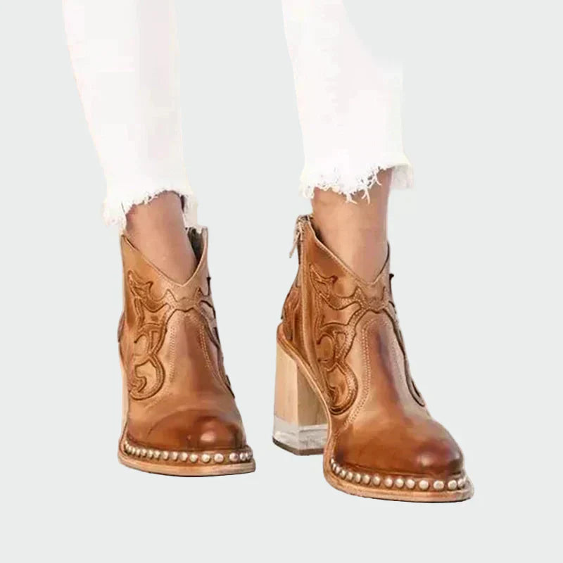 Whitney | Orthopedic Western Booties