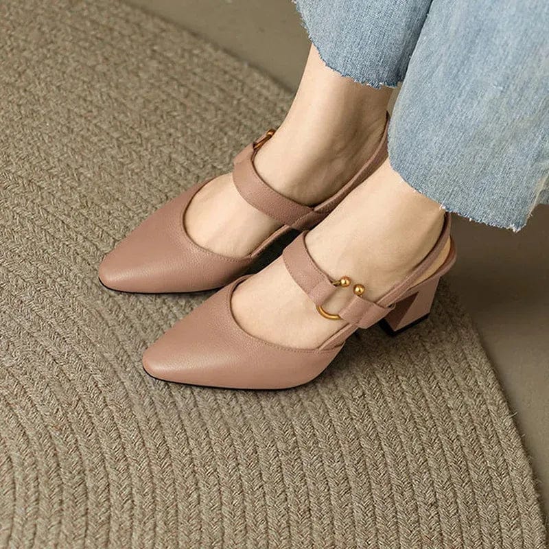Angela | Elegant Slingback Heels