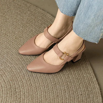 Angela | Elegant Slingback Heels