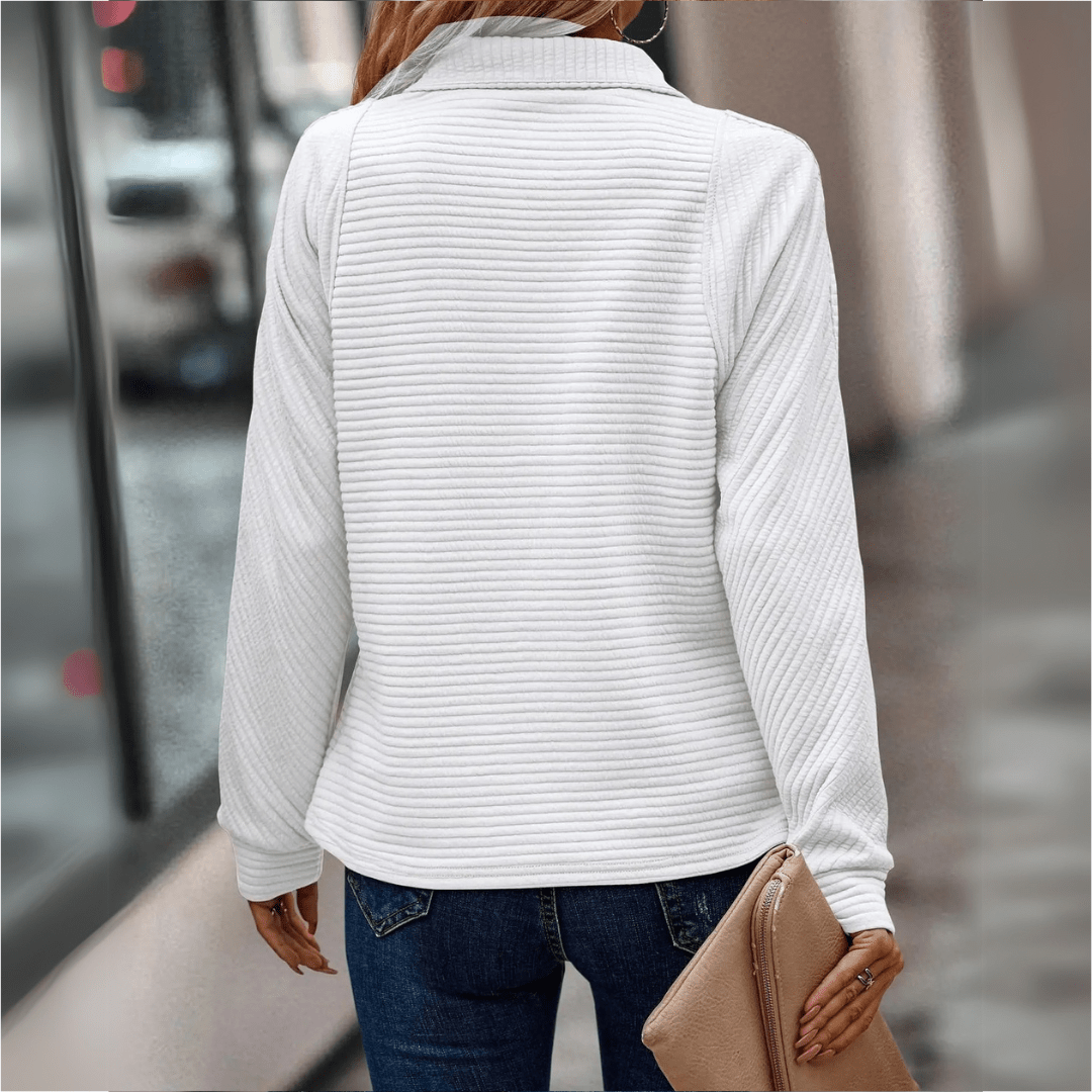 Sophie | Soft Zip Sweater