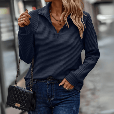 Sophie | Soft Zip Sweater