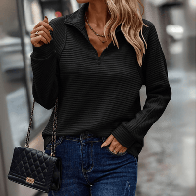 Sophie | Soft Zip Sweater