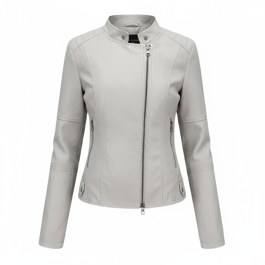 Sabrina | Elegant Leather Jacket