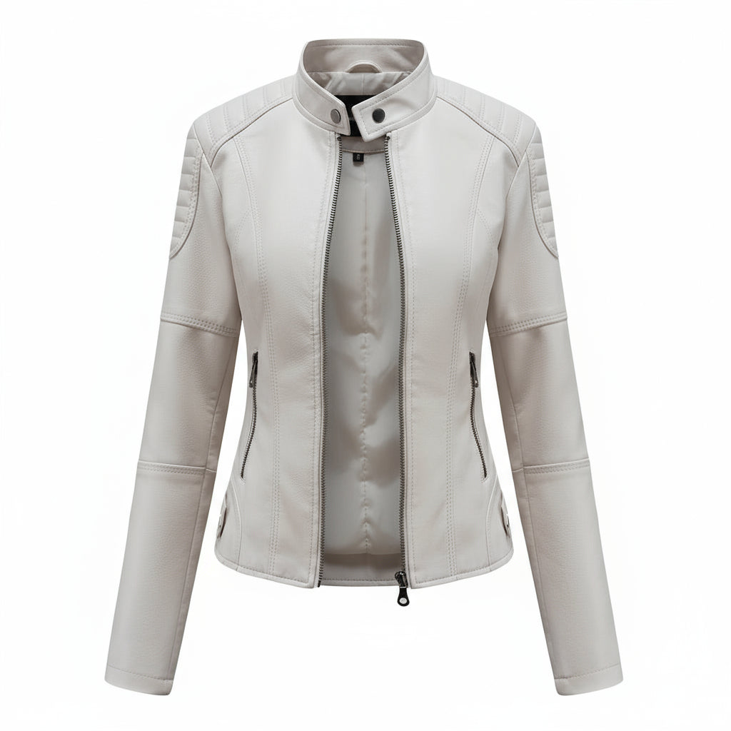 Sabrina | Elegant Leather Jacket