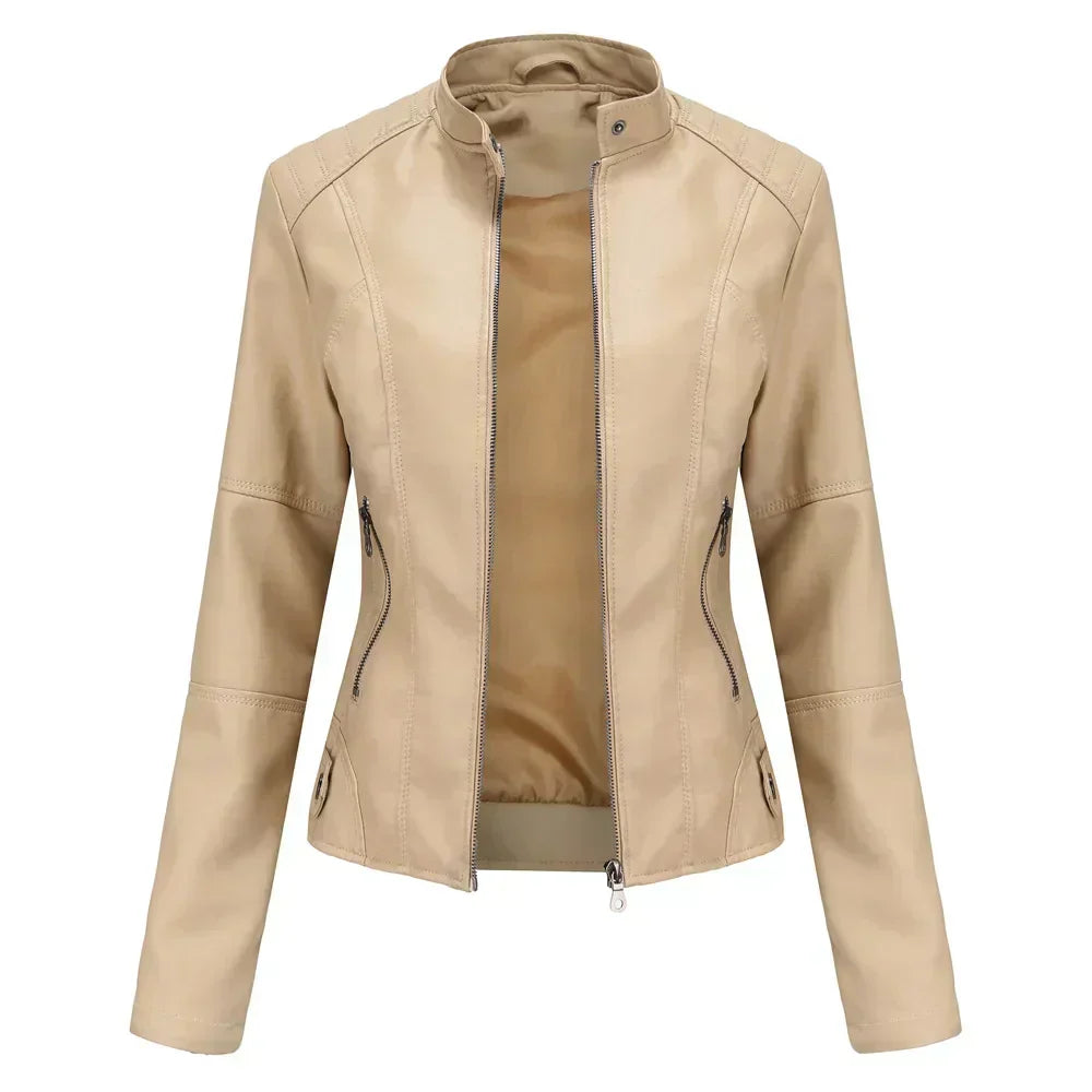 Sabrina | Elegant Leather Jacket