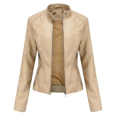 Sabrina | Elegant Leather Jacket