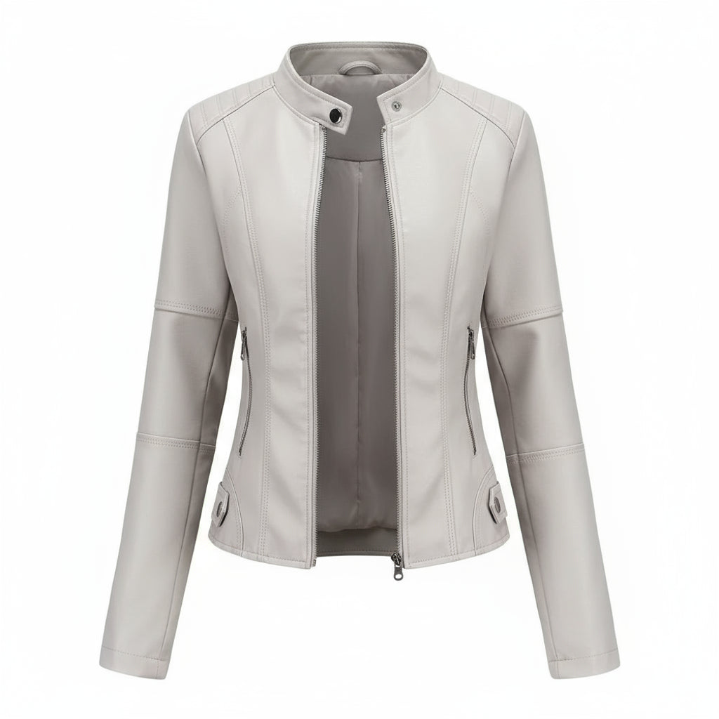 Sabrina | Elegant Leather Jacket