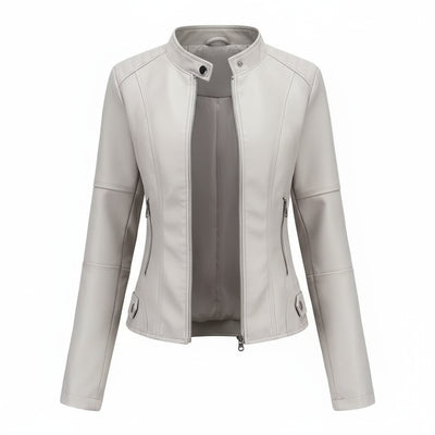 Sabrina | Elegant Leather Jacket