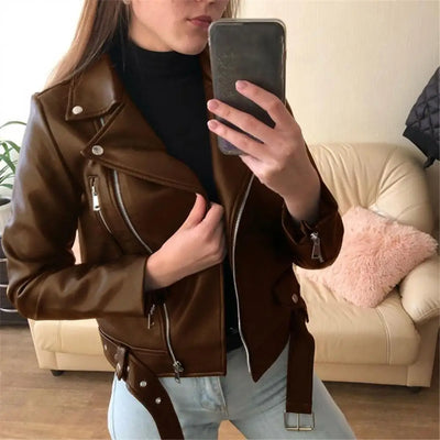Gianna | Elegant Leather Jacket