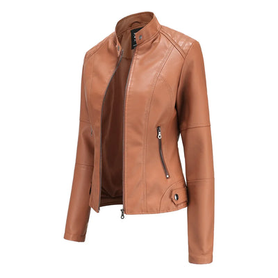 Sabrina | Elegant Leather Jacket