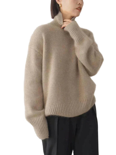 Lillian | High Collar Cashmere