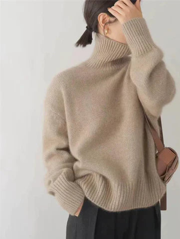 Lillian | High Collar Cashmere