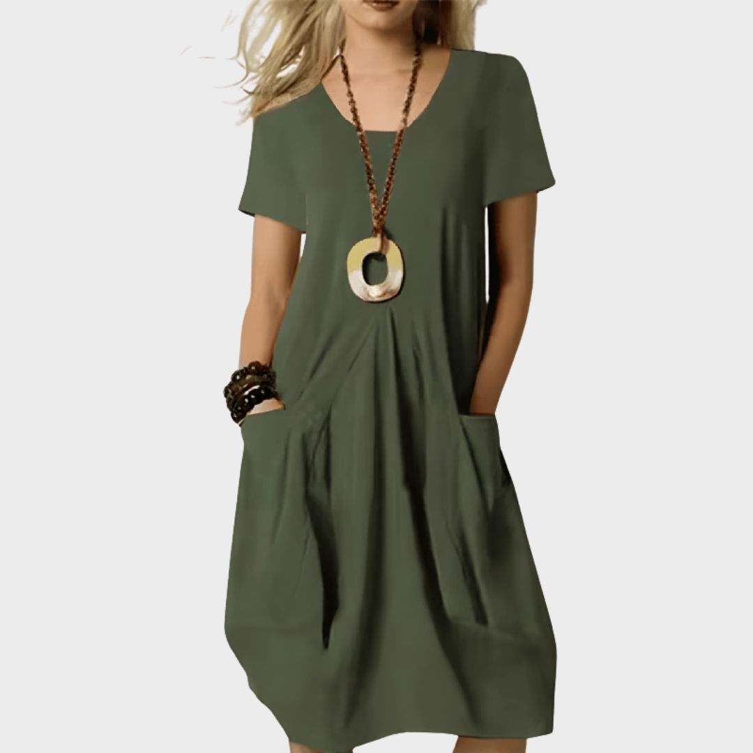 Elviera | Tummy-Flattering Elegant Dress