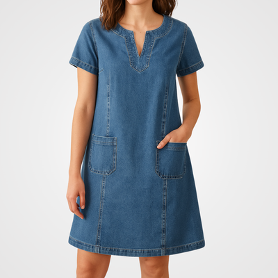 Venus | Elegant Denim Dress