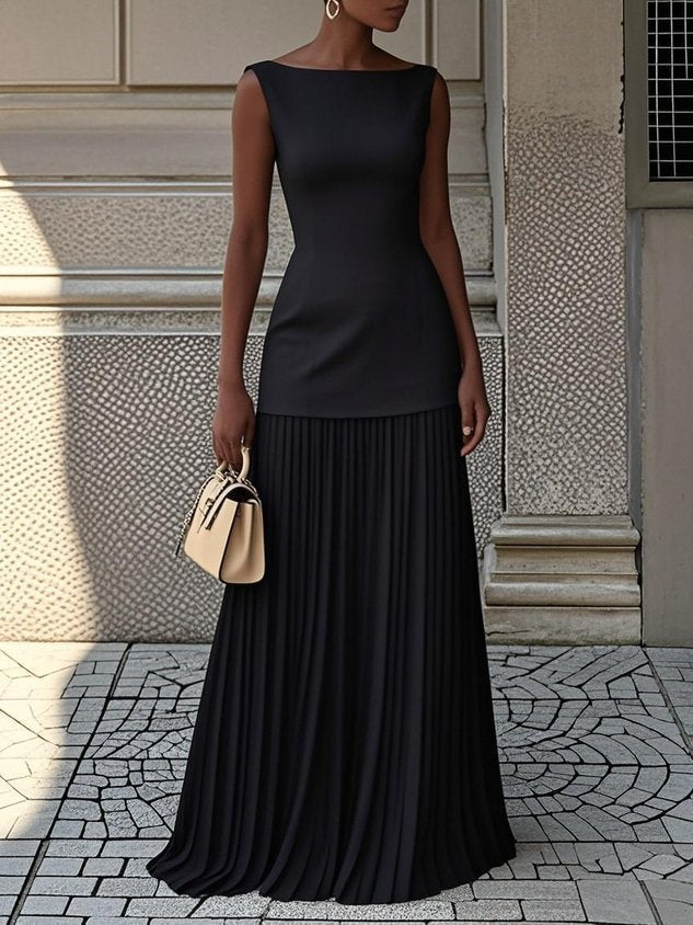Sophia | Elegant Pleated Dress