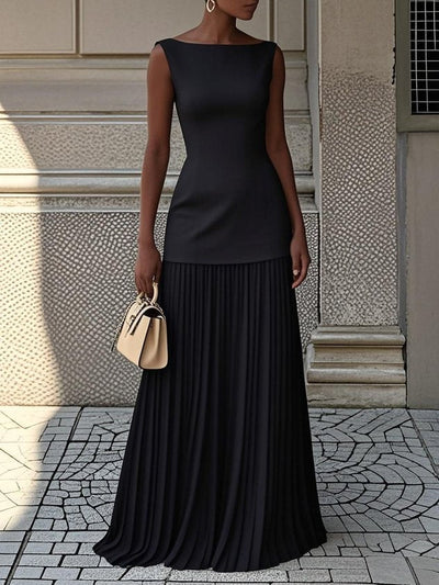 Sophia | Elegant Pleated Dress