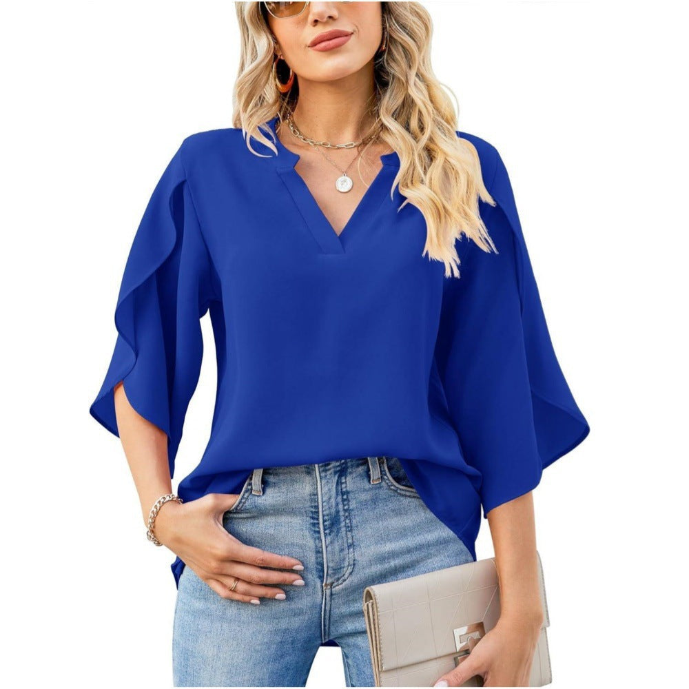 Sophie | Chic V-Neck Blouse