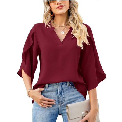 Sophie | Chic V-Neck Blouse