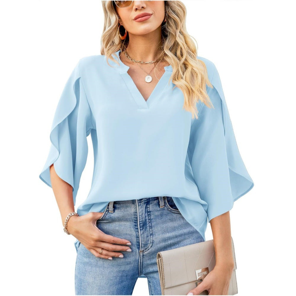 Sophie | Chic V-Neck Blouse