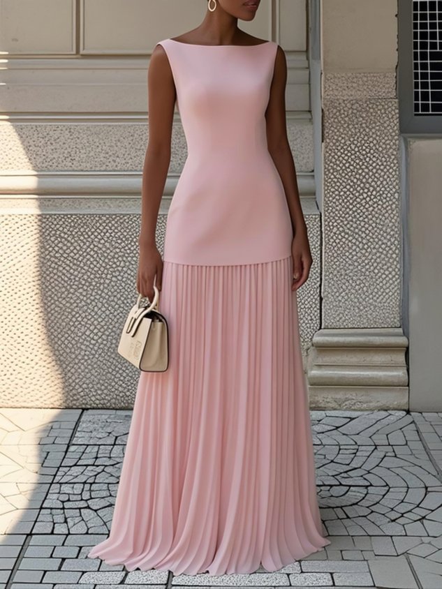 Sophia | Elegant Pleated Dress