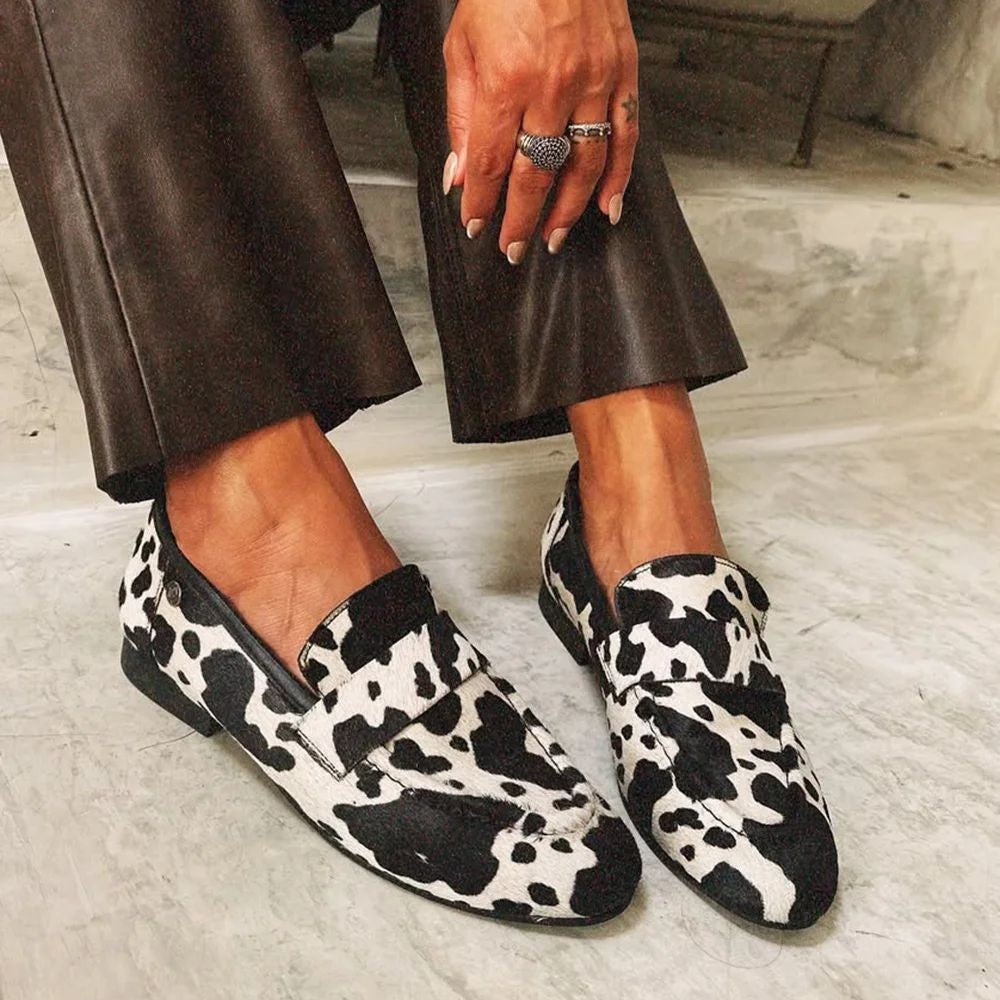 Emma | Orthopedic Animal Print Loafers