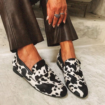 Emma | Orthopedic Animal Print Loafers
