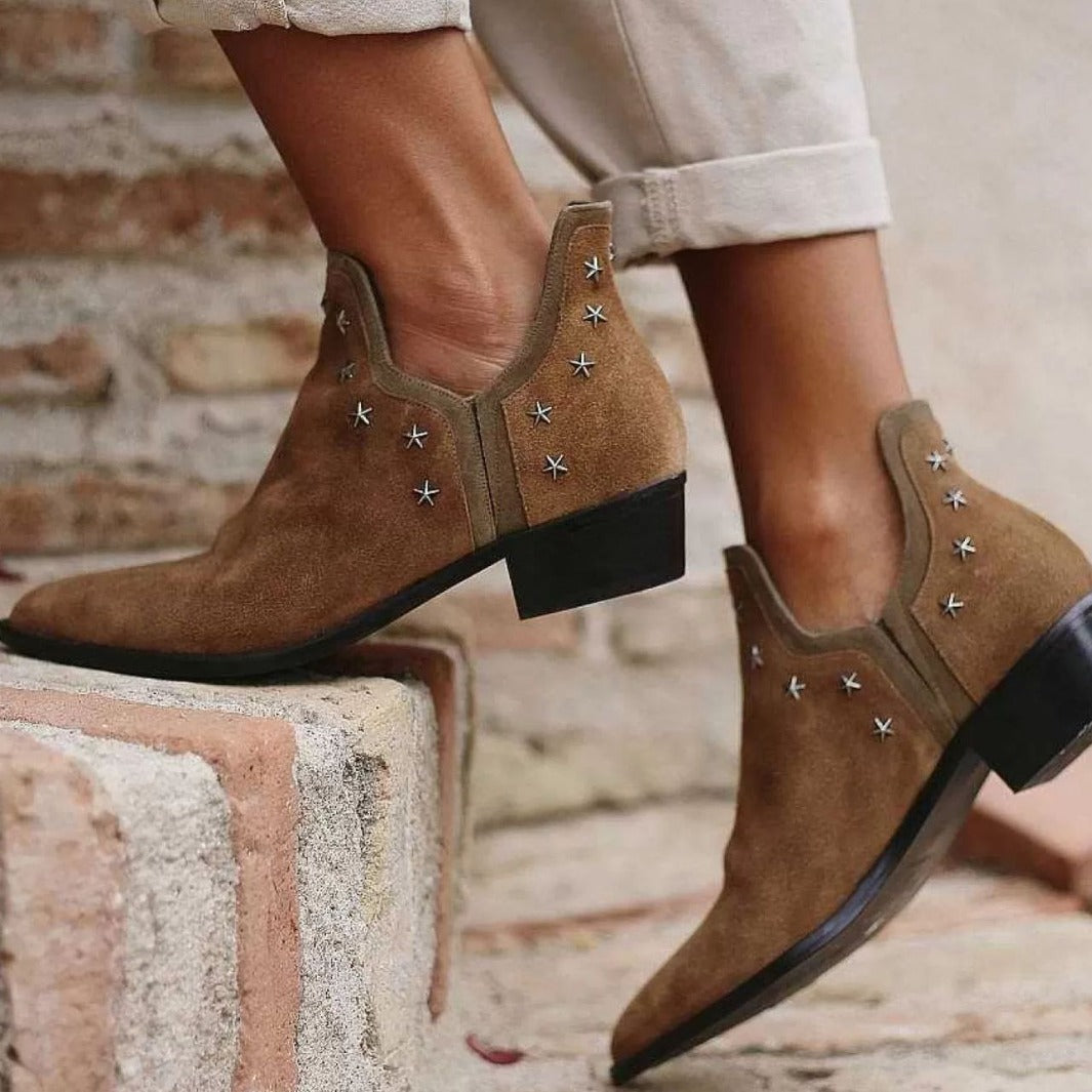 Fiona | Bold Studded Boots