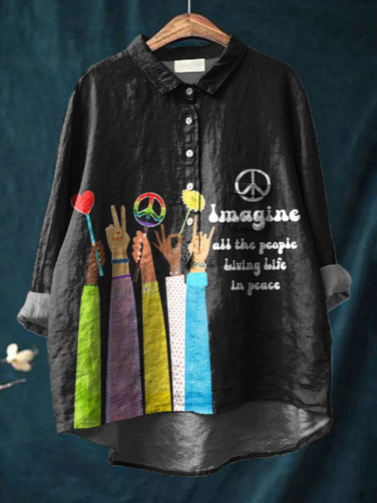 Hailey | Artistic Peace Shirt