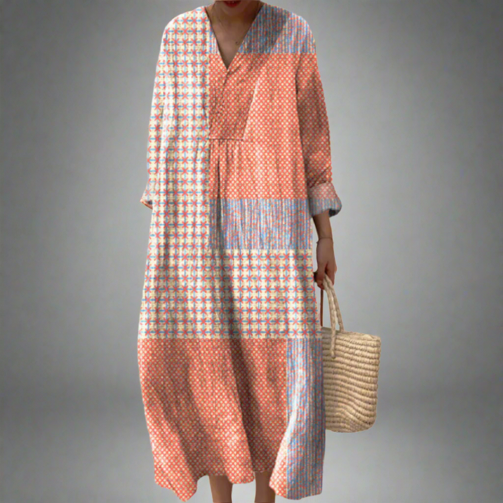 Vanessa | Retro Patchwork Midi