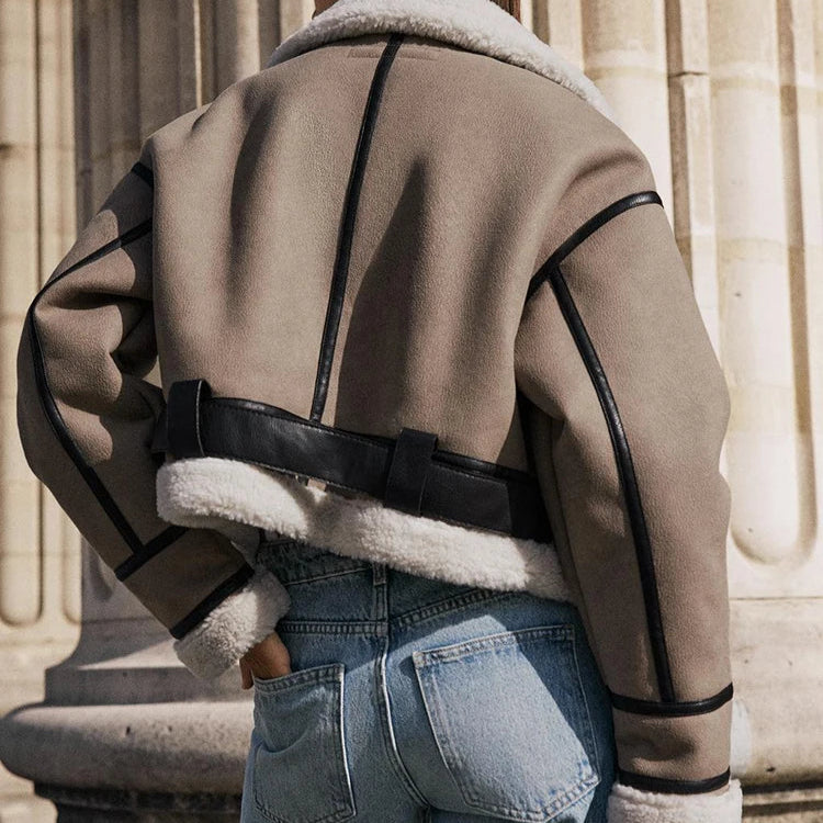 Zoey | Chic Khaki Jacket