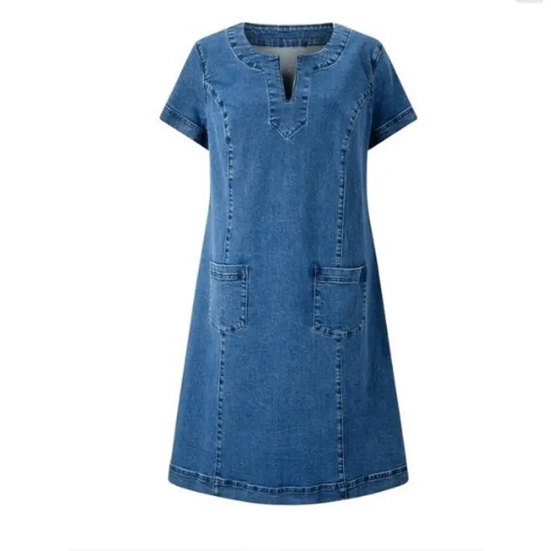 Venus | Elegant Denim Dress
