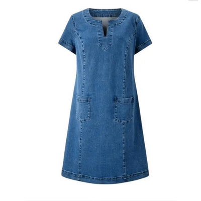 Venus | Elegant Denim Dress