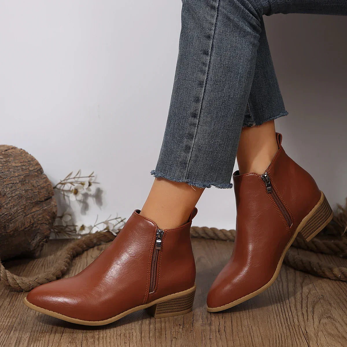 Nina | Orthopedic Zip Boots