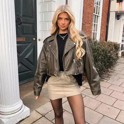 Riley | Chic Leather Jacket