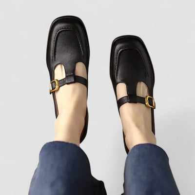 Hannah | Orthopedic T-Strap Shoes