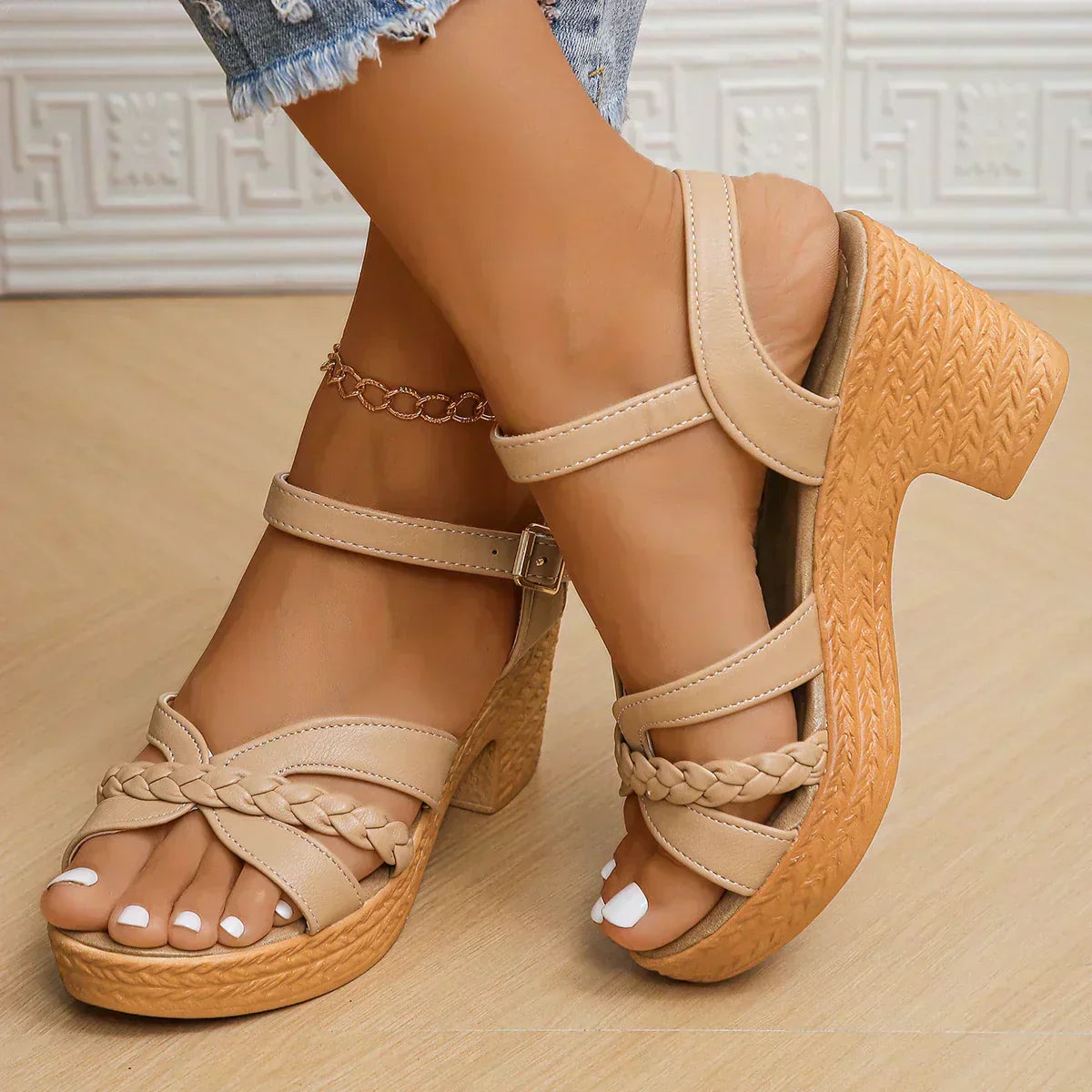 Jasmine | Orthopedic Braided Sandals