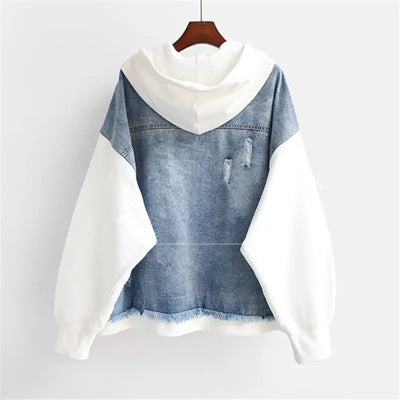 Layla | Comfortable Denim Hoodie