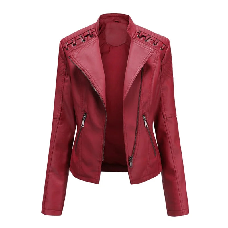 Samantha | Stylish Leather Jacket