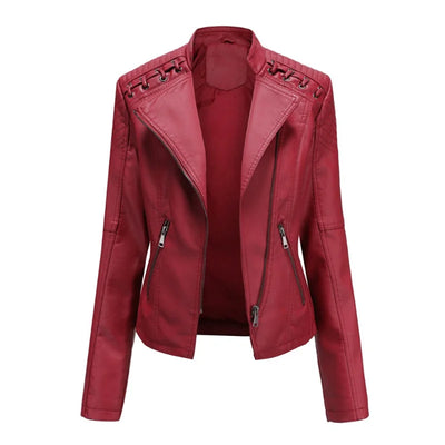 Samantha | Stylish Leather Jacket