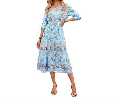 Samantha | Graceful Midi Dress