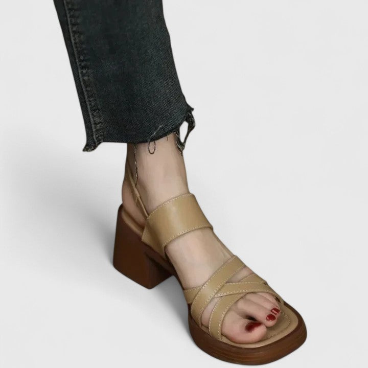 Lila | Elegant Crisscross Sandals