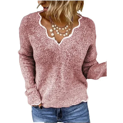 Jill | Elegant Lace Sweater