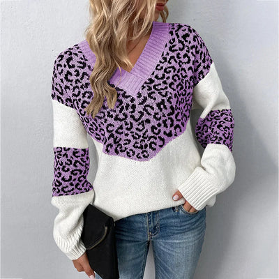 Heidi | Animal Patchwork Sweater
