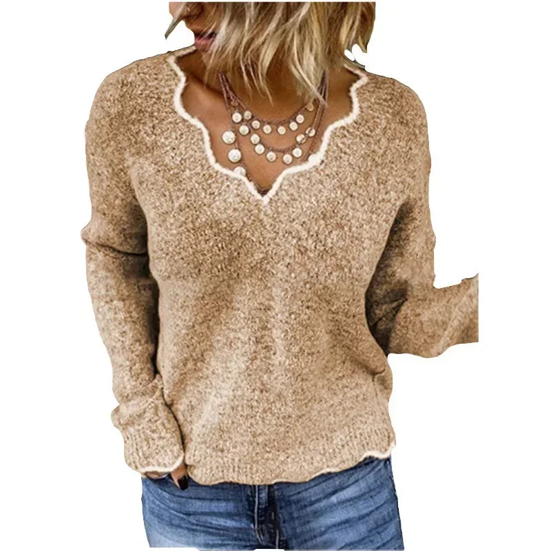 Jill | Elegant Lace Sweater