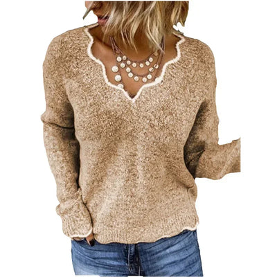 Jill | Elegant Lace Sweater