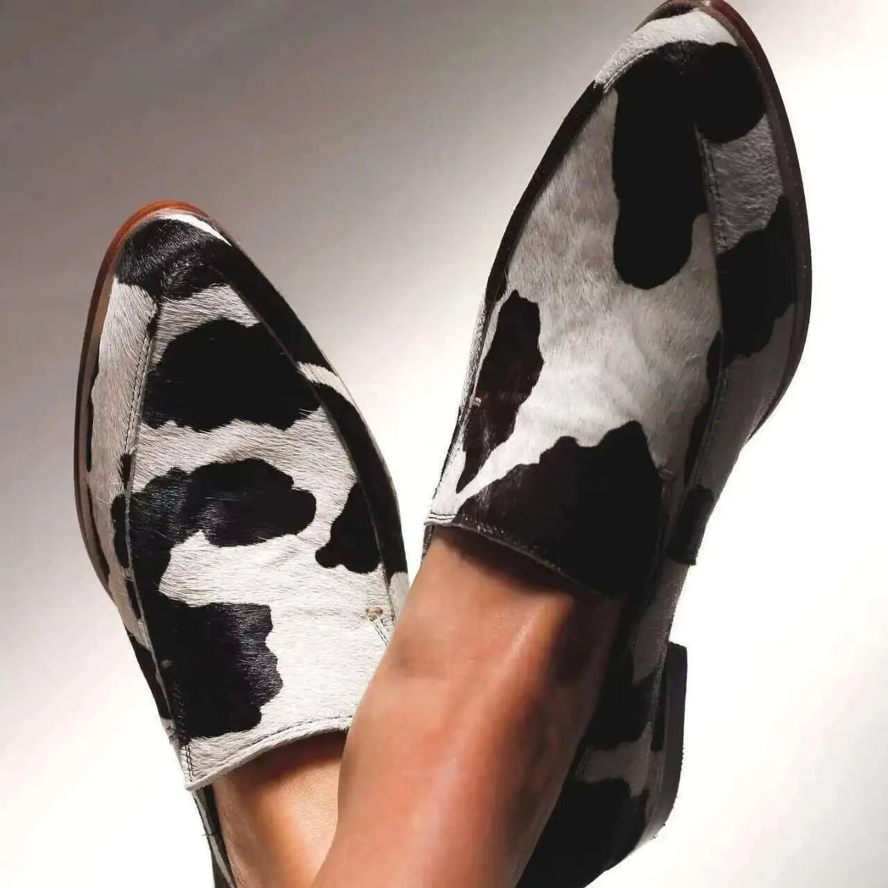 Samantha | Orthopedic Cow Slip-Ons